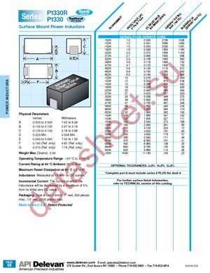P1330-104K datasheet  